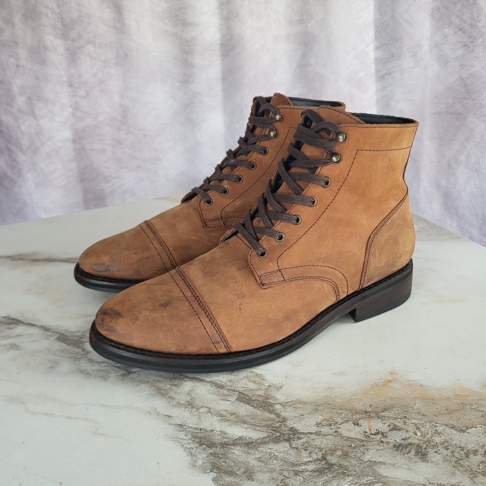 Thursday Captain Cap Toe Boots Size 11.5 Tan - Picture 3 of 15